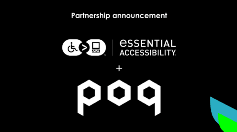 eSSENTIAL Accessibility and Poq partnership announcement